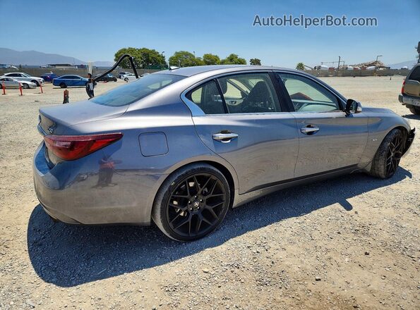 JN1EV7APXKM542782 2019 INFINITI Q50 Gray Rear right