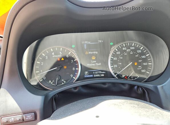 JN1EV7APXKM542782 2019 INFINITI Q50 Gray Instrument cluster view