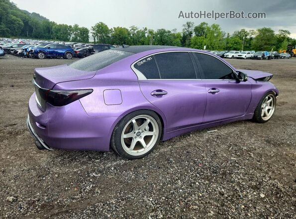 JN1EV7AR0HM831163 2017 INFINITI Q50 Purple Задня права чверть