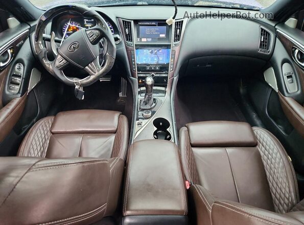 JN1EV7AR0HM831163 2017 INFINITI Q50 Purple Вид панелі приладів