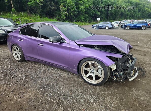 JN1EV7AR0HM831163 2017 INFINITI Q50 Purple Передня права чверть