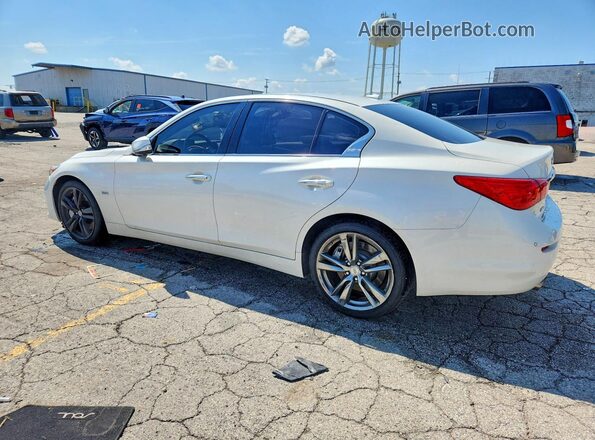 JN1EV7AR0HM832376 2017 INFINITI Q50 White Tył lewy