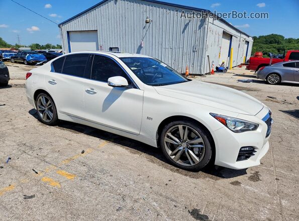 JN1EV7AR0HM832376 2017 INFINITI Q50 White Przód prawy
