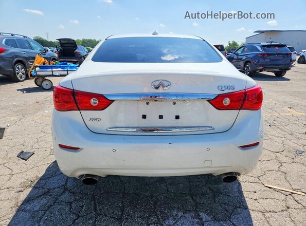 JN1EV7AR0HM832376 2017 INFINITI Q50 White Widok z tyłu