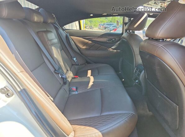 JN1EV7AR0HM832376 2017 INFINITI Q50 White Widok tylnych siedzeń