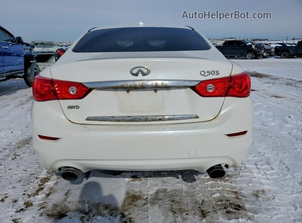 JN1EV7AR0HM833625 2017 INFINITI Q50 White Widok z tyłu