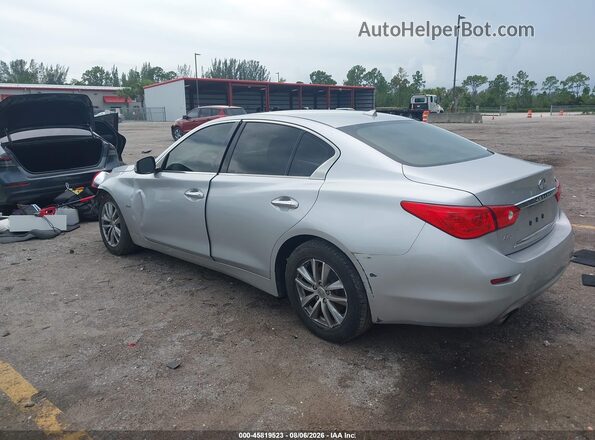 JN1EV7AR0HM836122 2017 INFINITI Q50 Серый Задняя левая четверть