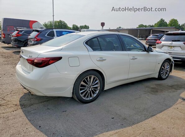 JN1EV7AR0JM611074 2018 INFINITI Q50 White Tył prawy