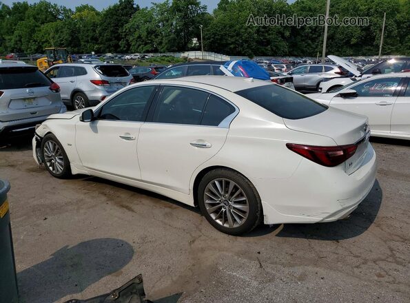 JN1EV7AR0JM611074 2018 INFINITI Q50 White Tył lewy