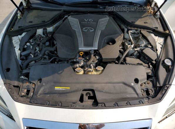 JN1EV7AR0JM611074 2018 INFINITI Q50 White Widok wnętrza z tyłu