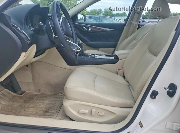 JN1EV7AR0KM551105 2019 INFINITI Q50 White Front interior view