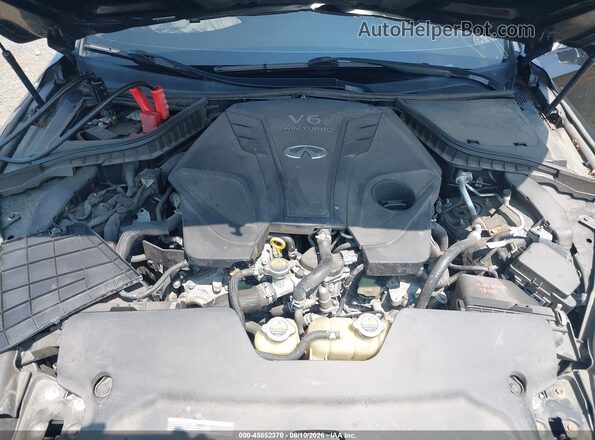 JN1EV7AR0KM552674 2019 INFINITI Q50 Black უკანა ხედი