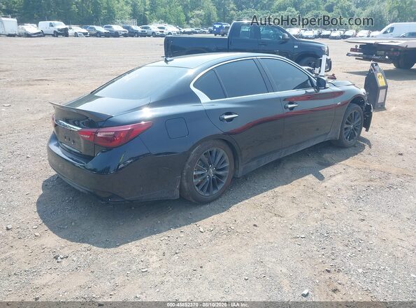 JN1EV7AR0KM552674 2019 INFINITI Q50 Black უკანა მარჯვენა