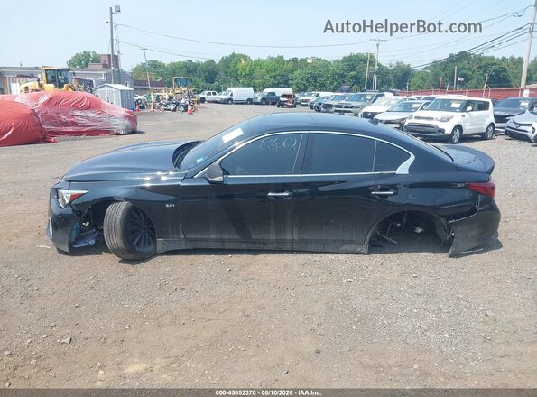 JN1EV7AR0KM552674 2019 INFINITI Q50 Black სალონის 360-გრადუსიანი ხედი