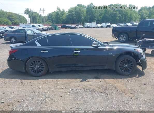 JN1EV7AR0KM552674 2019 INFINITI Q50 Black უკანა სალონის ხედი