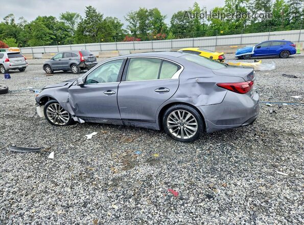 JN1EV7AR0KM592589 2019 INFINITI Q50 Gray Задня ліва чверть