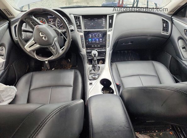 JN1EV7AR0KM592589 2019 INFINITI Q50 Gray Вид панелі приладів