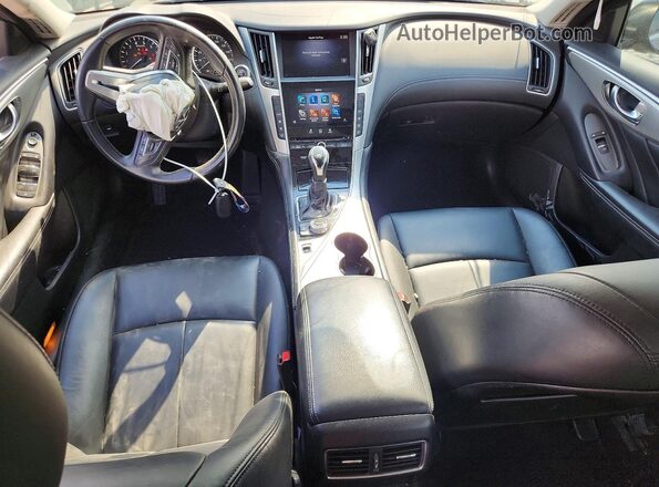 JN1EV7AR0LM250433 2020 INFINITI Q50 Black Dashboard view