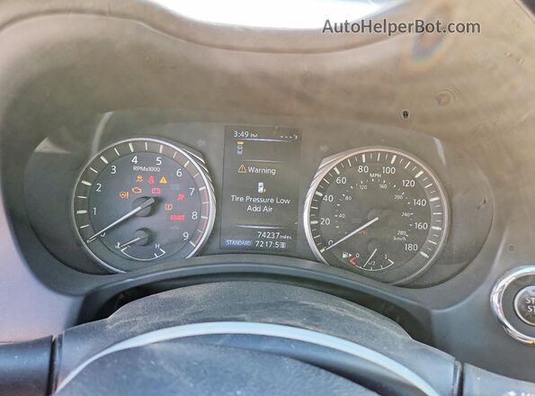 JN1EV7AR0LM250433 2020 INFINITI Q50 Black Instrument cluster view