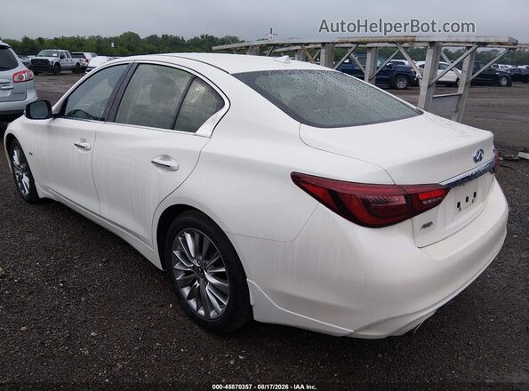 JN1EV7AR0LM252389 2020 INFINITI Q50 White Rear left