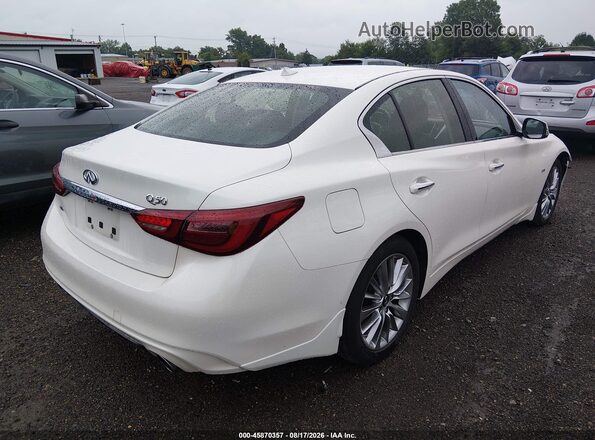JN1EV7AR0LM252389 2020 INFINITI Q50 White Rear right