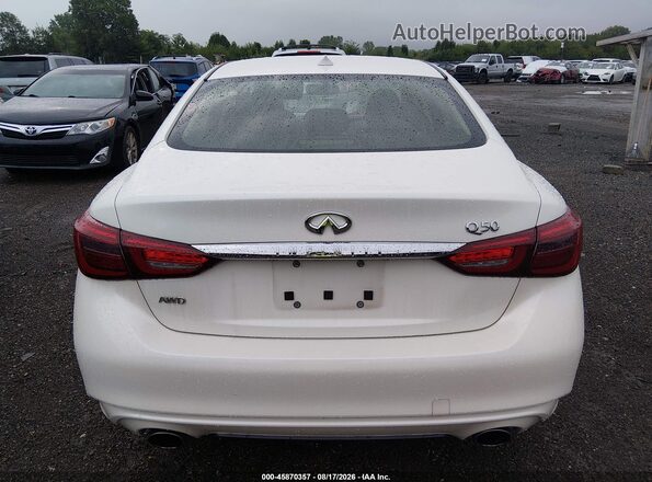 JN1EV7AR0LM252389 2020 INFINITI Q50 White 