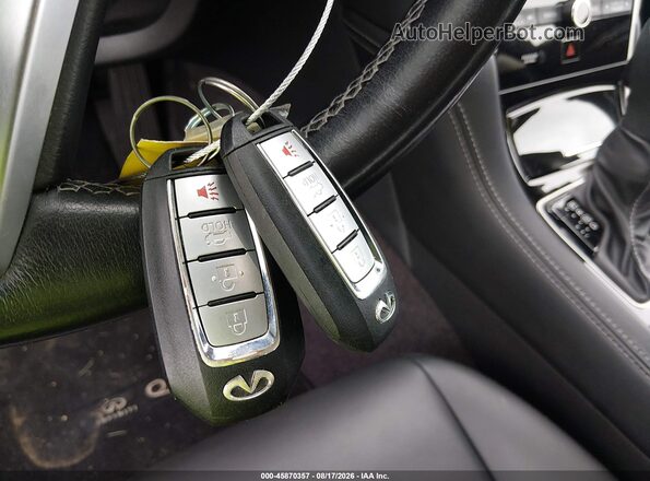 JN1EV7AR0LM252389 2020 INFINITI Q50 White Dashboard view