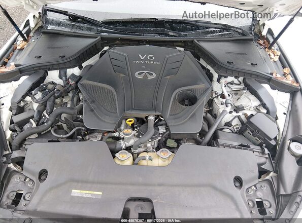 JN1EV7AR0LM252389 2020 INFINITI Q50 White Rear view