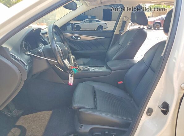 JN1EV7AR0LM255258 2020 INFINITI Q50 White Widok wnętrza z przodu