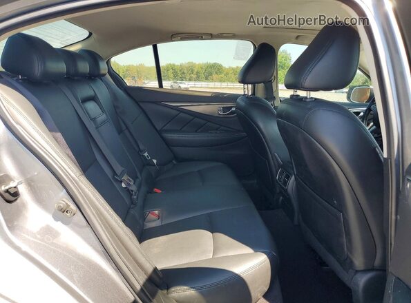 JN1EV7AR1HM831480 2017 INFINITI Q50 Gray Rear seats view