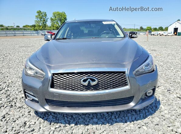 JN1EV7AR1HM831480 2017 INFINITI Q50 Gray Front view
