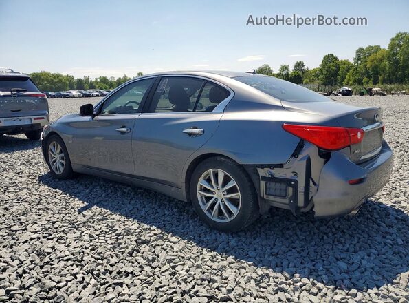 JN1EV7AR1HM831480 2017 INFINITI Q50 Gray Rear left