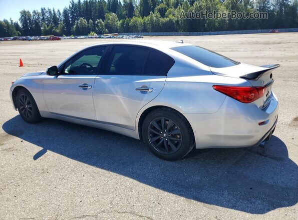 JN1EV7AR1HM831740 2017 INFINITI Q50 Серебряный Задняя левая четверть
