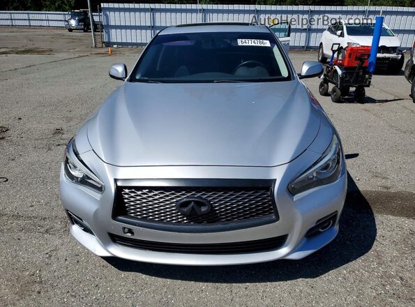 JN1EV7AR1HM831740 2017 INFINITI Q50 Серебряный Вид спереди