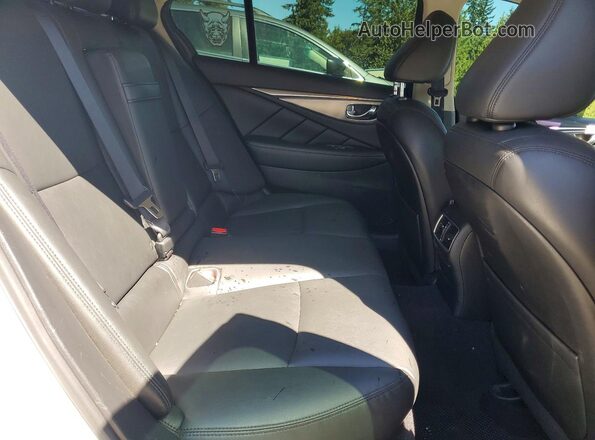JN1EV7AR1HM831740 2017 INFINITI Q50 Серебряный Вид задних сидений