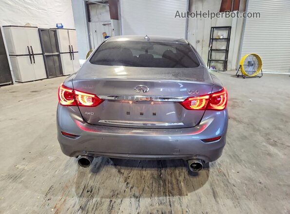 JN1EV7AR1HM832354 2017 INFINITI Q50 Gray Widok z tyłu