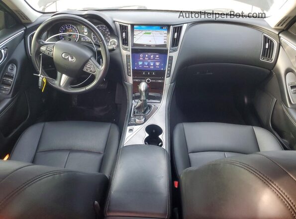 JN1EV7AR1HM839434 2017 INFINITI Q50 Black Vista del salpicadero