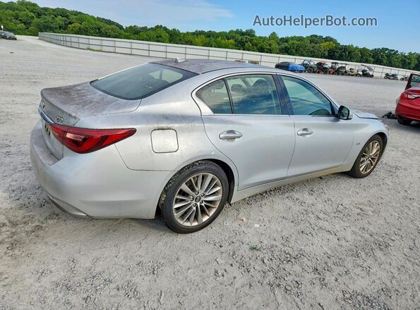 JN1EV7AR1JM436981 2018 INFINITI Q50 Silver Rear right