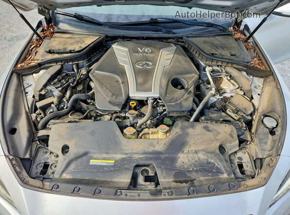 JN1EV7AR1JM436981 2018 INFINITI Q50 Silver Rear interior view