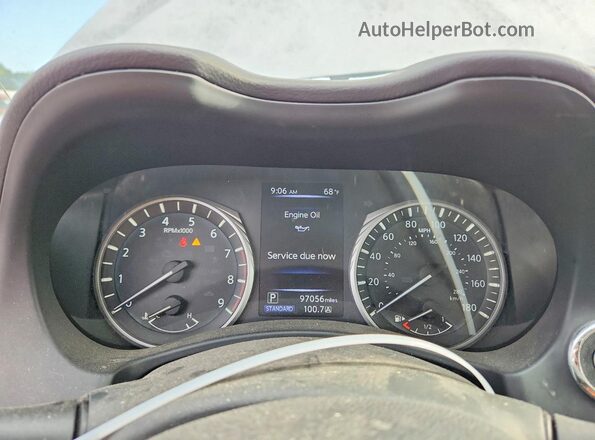 JN1EV7AR1JM436981 2018 INFINITI Q50 Silver Instrument cluster view