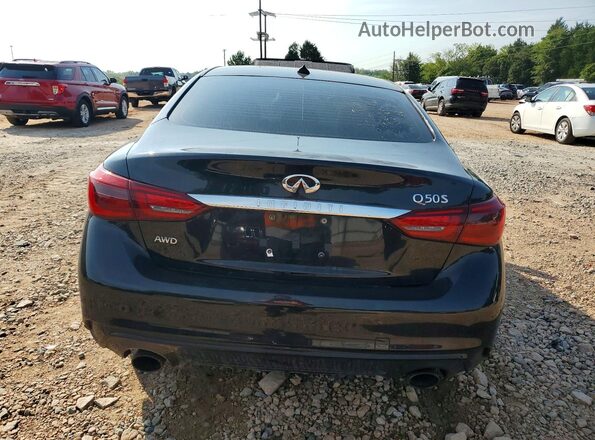 JN1EV7AR1JM438407 2018 INFINITI Q50 Black Vista trasera