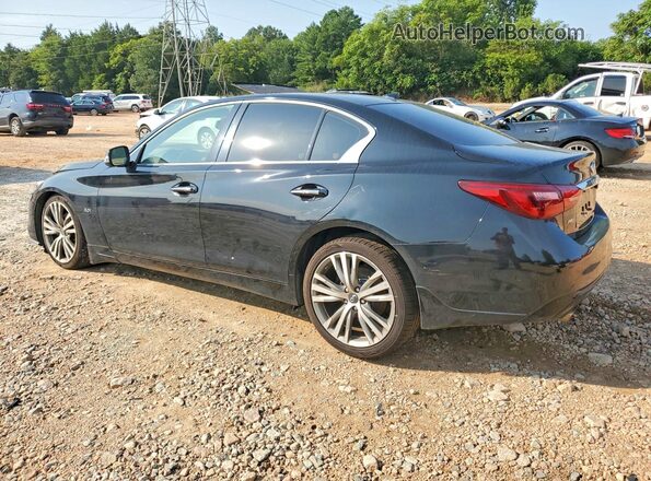 JN1EV7AR1JM438407 2018 INFINITI Q50 Black Trasero izquierdo