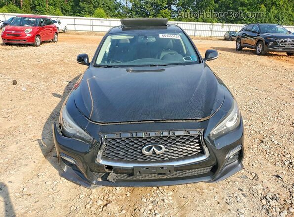 JN1EV7AR1JM438407 2018 INFINITI Q50 Black Vista frontal