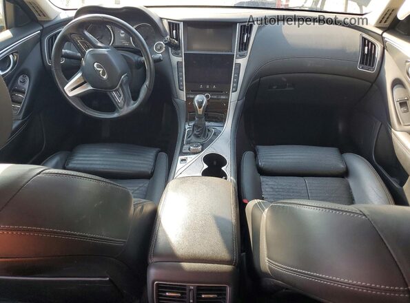 JN1EV7AR1JM438407 2018 INFINITI Q50 Black Vista del salpicadero