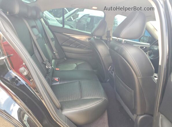 JN1EV7AR1JM440724 2018 INFINITI Q50 Black Հետևի նստատեղերի տեսք