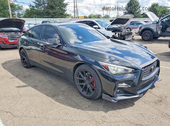 JN1EV7AR1JM440724 2018 INFINITI Q50 Black Առջևի աջ