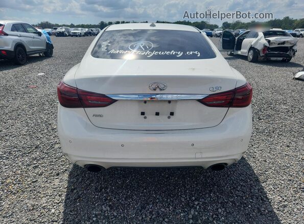 JN1EV7AR1JM443770 2018 INFINITI Q50 White Vista trasera