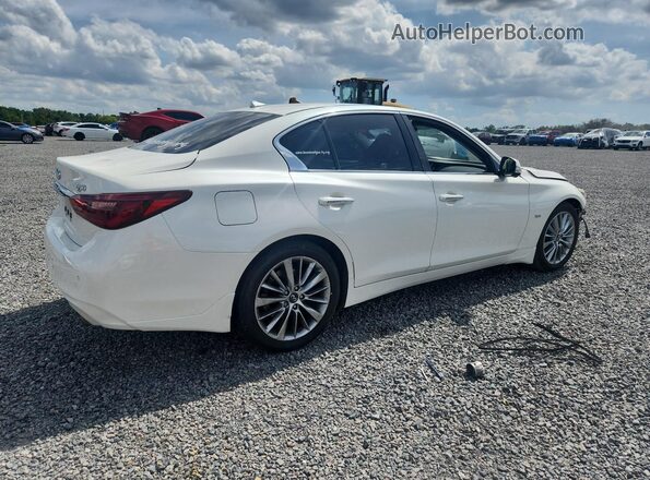 JN1EV7AR1JM443770 2018 INFINITI Q50 White Trasero derecho