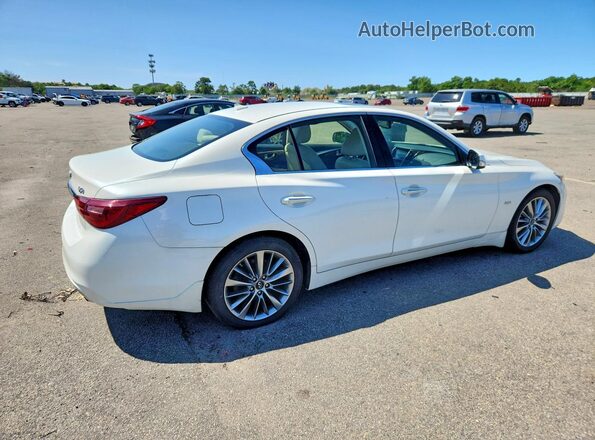 JN1EV7AR1JM610970 2018 INFINITI Q50 White Հետևի աջ