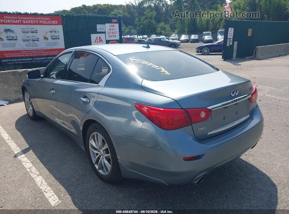 JN1EV7AR1KM556832 2019 INFINITI Q50 Gray Rear left